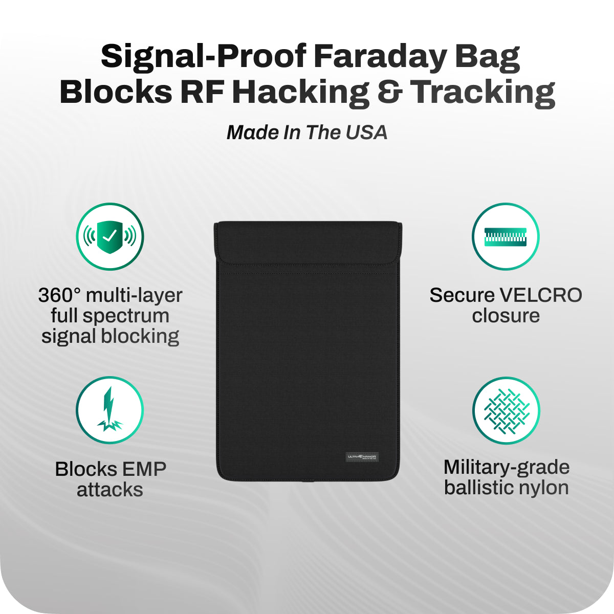 Ultra Armor Faraday Laptop Sleeve Catalog Image