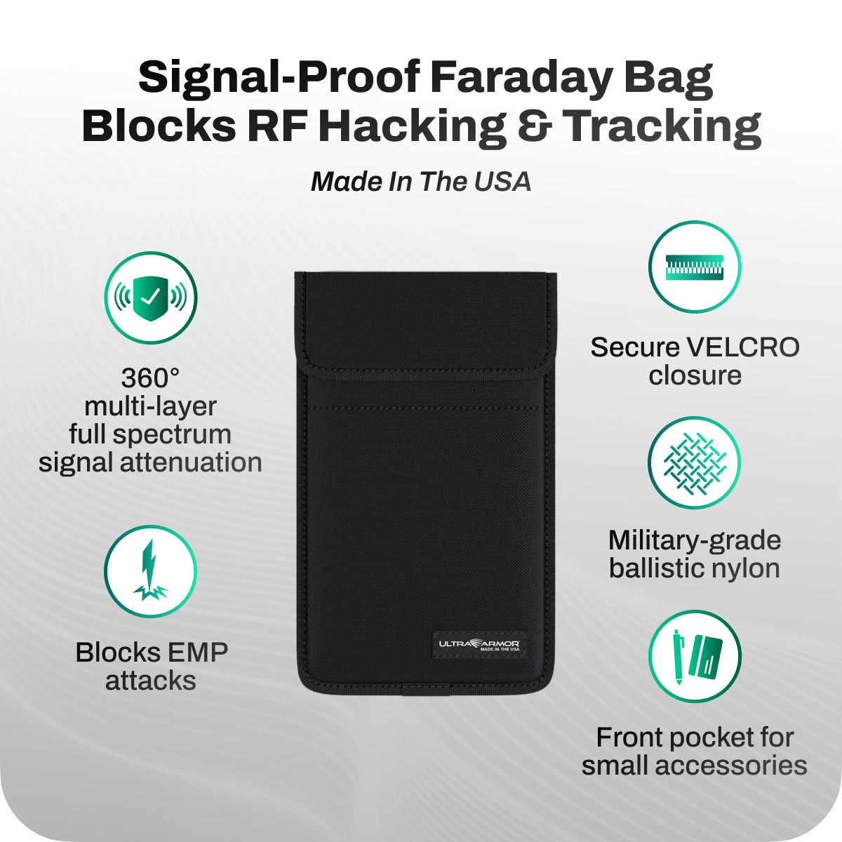 Ultra Armor Faraday Phone Bag